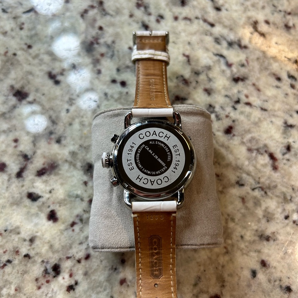 Silver Watch with Swarovski Crystals - Picture 6 of 7